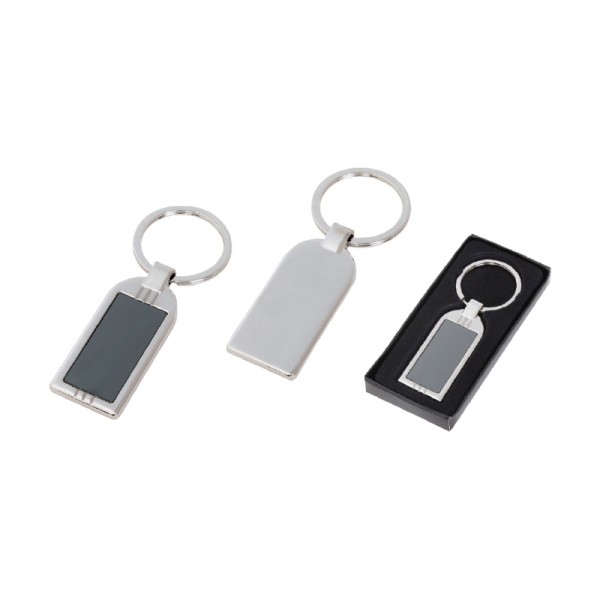 2106 Füme Tek Taraflı Metal Suni̇ Deri̇ Anahtarlık