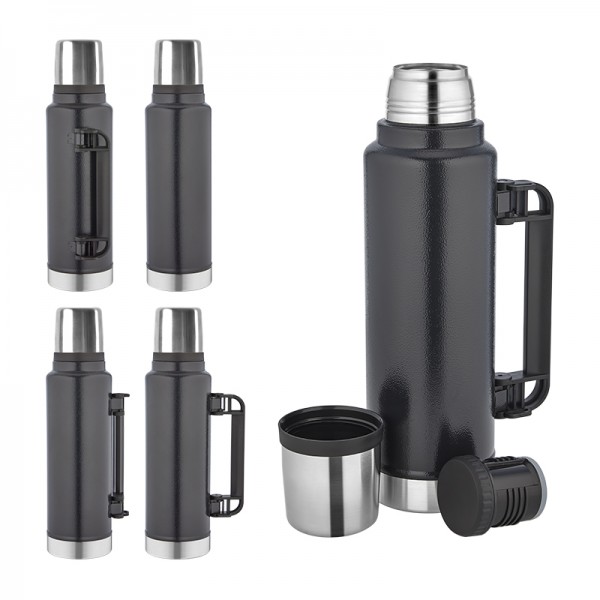 5341 Siyah Çelik Termos / 1450 ml