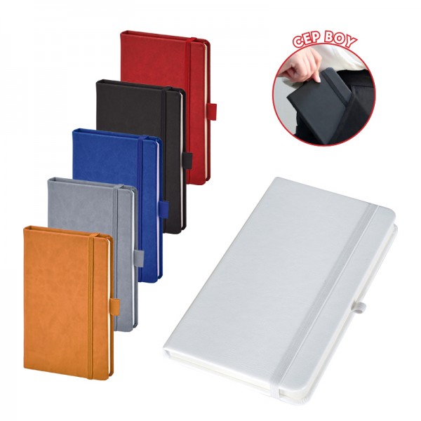 923-914 Turuncu 9 x 14 Termo Deri Defter