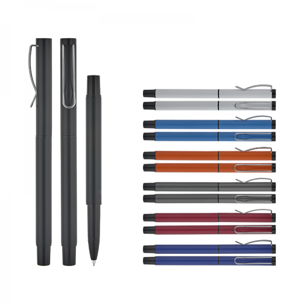 1320 Turuncu Metal Roller Süper Jel Refil Kalem